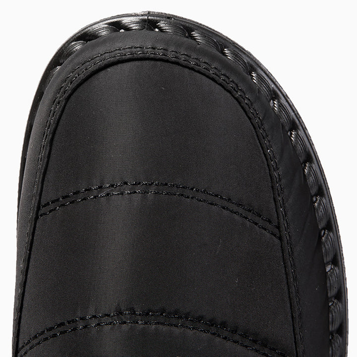 Snow Boots Winter Warm Hook And Loop Fastener Plush Shoes Women Waterproof Low Heels Platform Ankle Boots