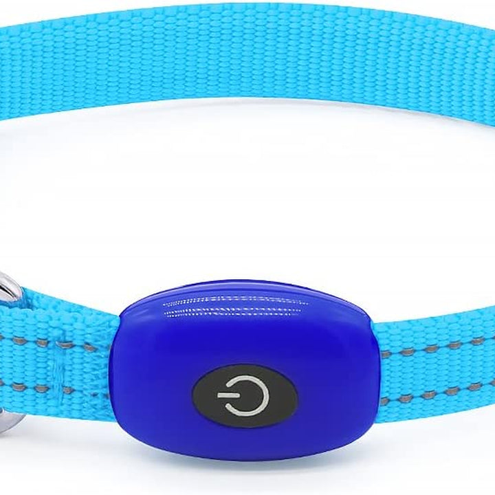 Puppy LED Dog Collars - USB Rechargeable Light up Dog Collar Adjustable Reflective Pet Collars Keep Your Small Dogs and Cats Be Seen & Safe in the Dark (XS, Royal Blue)